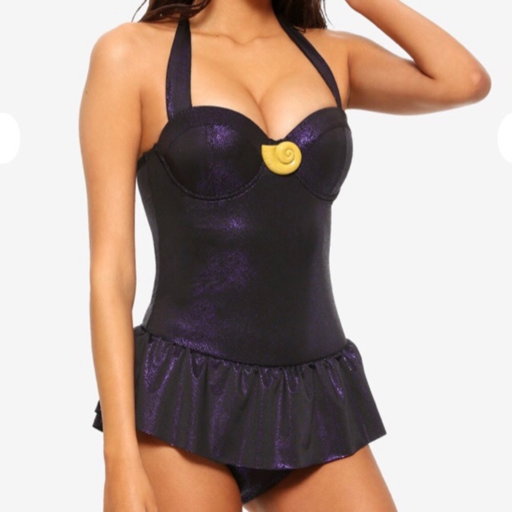Hot topic Disney Ursula one pice swimsuit new